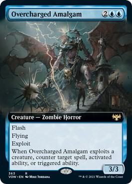Overcharged Amalgam (Extended Art), VOW, 363, NM