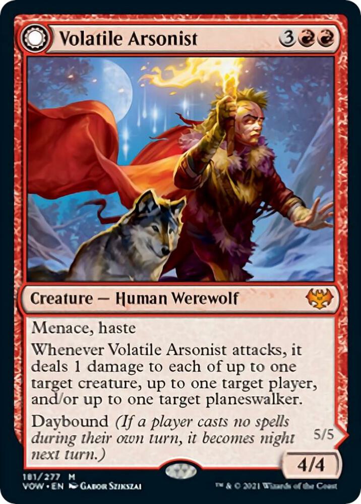 Volatile Arsonist, VOW, 181, NM