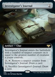 Investigator's Journal (Extended Art), VOW, 396, NM