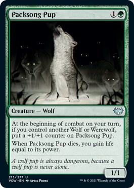 Packsong Pup, VOW, 213, NM