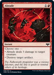 Abrade, VOW, 139, NM, Foil