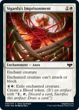 Sigarda's Imprisonment, VOW, 35, NM, Foil
