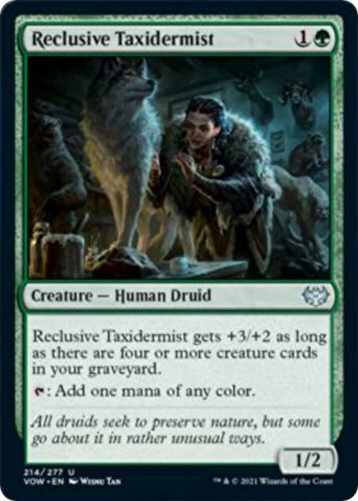 Reclusive Taxidermist, VOW, 214, NM