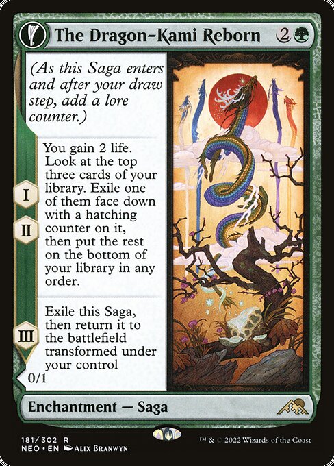 The Dragon-Kami Reborn // Dragon-Kami's Egg front