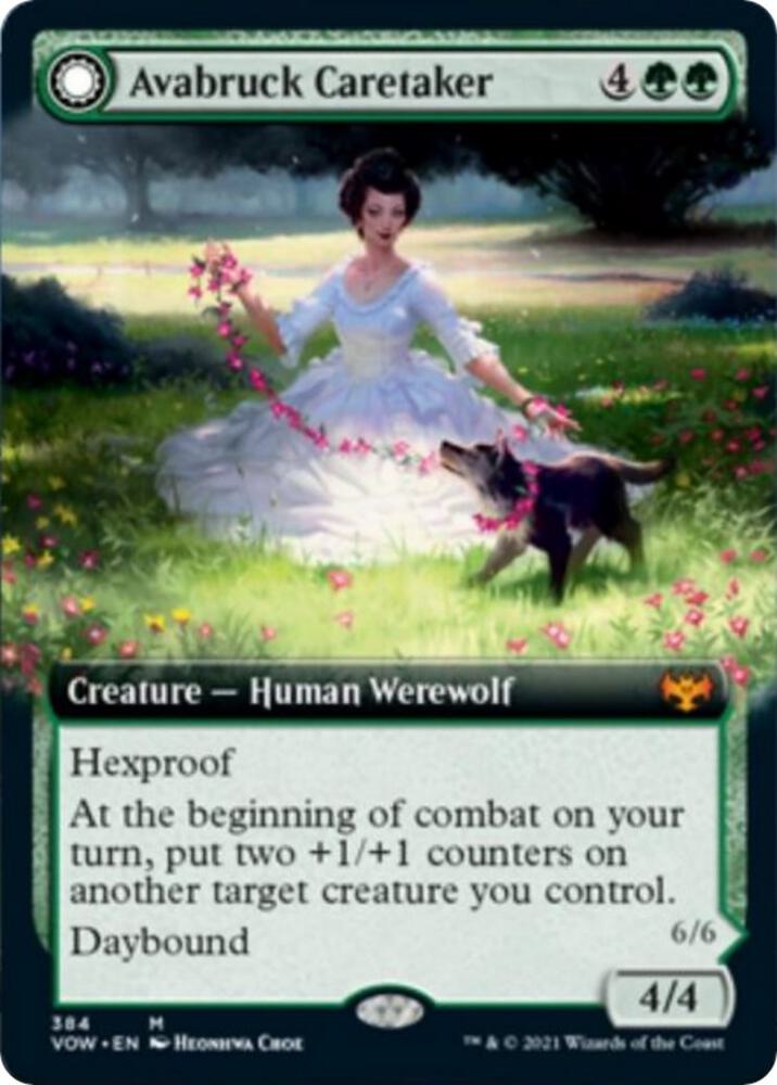 Avabruck Caretaker (Extended Art),, 384, Near Mint, Normal