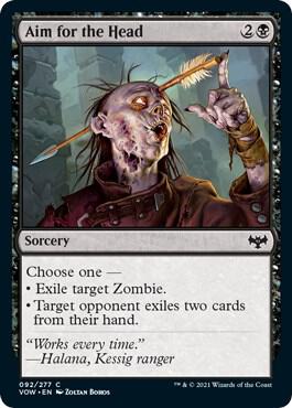 Aim for the Head, VOW, 92, NM, Foil