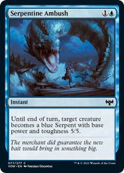 Serpentine Ambush, VOW, 77, NM, Foil