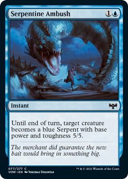 Serpentine Ambush, VOW, 77, NM, Foil