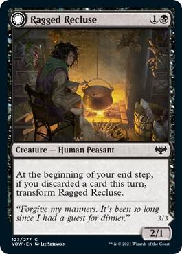Ragged Recluse, VOW, 127, NM, Foil