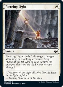 Piercing Light, VOW, 30, NM, Foil