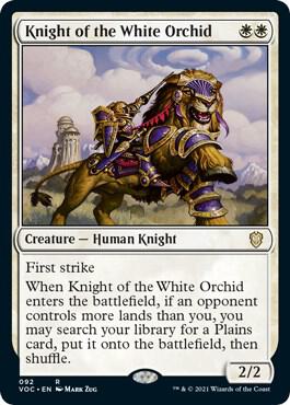 Knight of the White Orchid, VOC, 92, NM