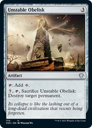 Unstable Obelisk, VOC, 170, NM