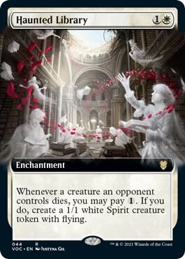 Haunted Library (Extended Art), VOC, 44, NM