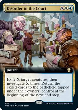 Disorder in the Court (Extended Art), VOC, 67, NM
