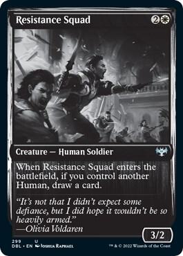 Resistance Squad, DBL, 299, NM