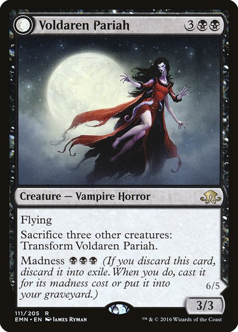 Voldaren Pariah // Abolisher of Bloodlines front
