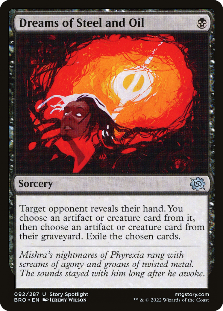 Dreams of Steel and Oil (BRO) 92 - WZRD TCG