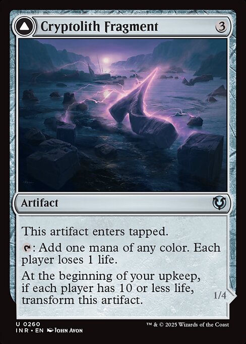 Cryptolith Fragment // Aurora of Emrakul front