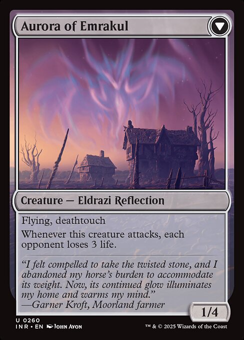 Cryptolith Fragment // Aurora of Emrakul back