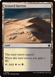 Scoured Barrens (FDN) 266 - WZRD TCG