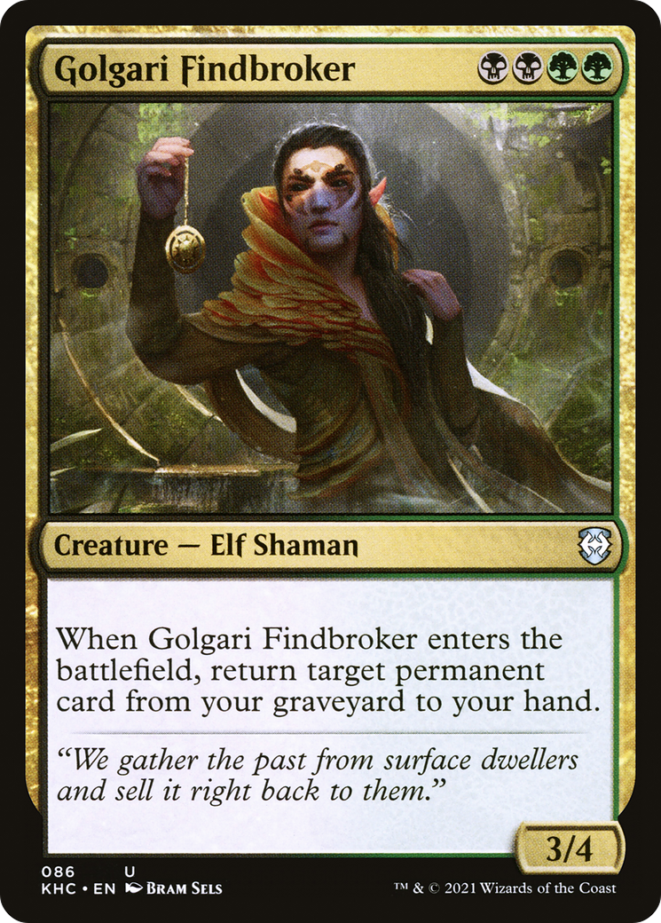 Golgari Findbroker (KHC) 86