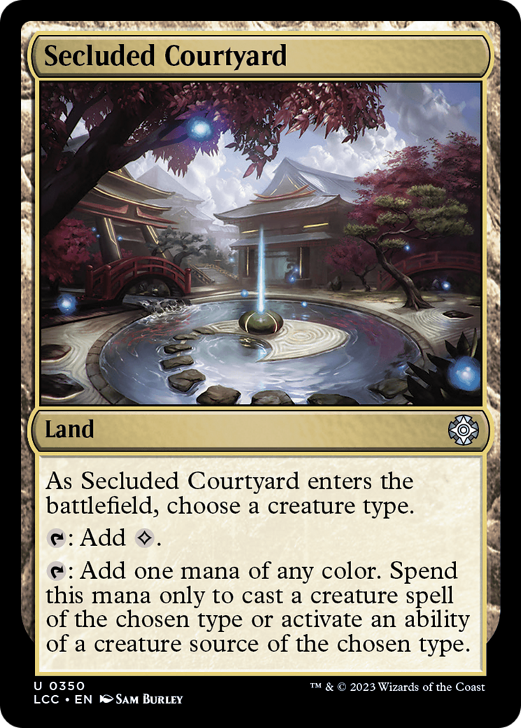 Secluded Courtyard (LCC) 350 - WZRD TCG