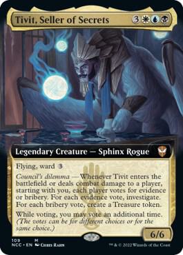 Tivit, Seller of Secrets (Extended Art),, 109, Near Mint, Normal