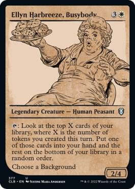 Ellyn Harbreeze, Busybody (Showcase), CLB, 377, NM, Foil