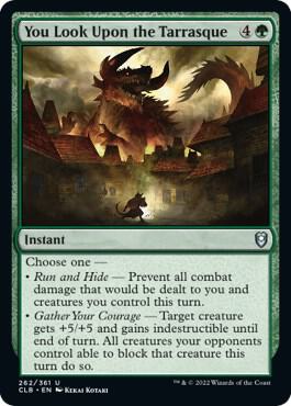 You Look Upon the Tarrasque, CLB, 262, NM, Foil