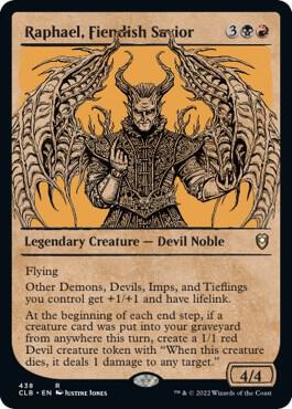 Raphael, Fiendish Savior (Showcase), CLB, 438, NM