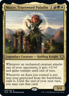 Mazzy, Truesword Paladin, CLB, 283, NM