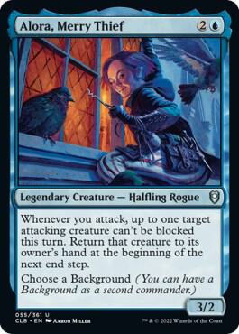 Alora, Merry Thief, CLB, 55, NM