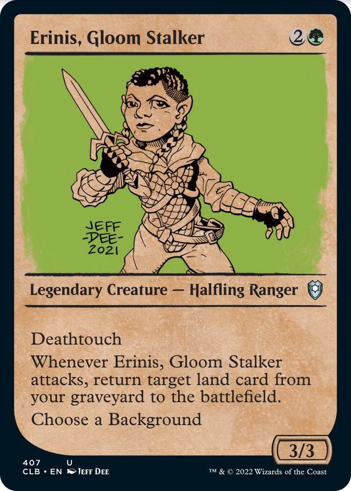 Erinis, Gloom Stalker (Showcase), CLB, 407, NM