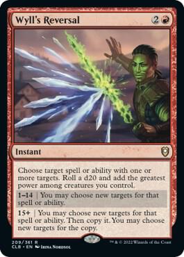 Wyll's Reversal, CLB, 209, NM