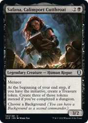 Safana, Calimport Cutthroat, CLB, 143, NM