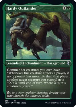 Hardy Outlander (Foil Etched), CLB, 517, NM, Foil