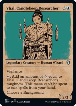 Vhal, Candlekeep Researcher (Showcase), CLB, 387, NM