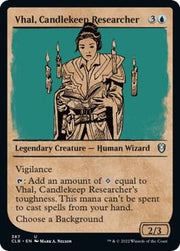 Vhal, Candlekeep Researcher (Showcase), CLB, 387, NM