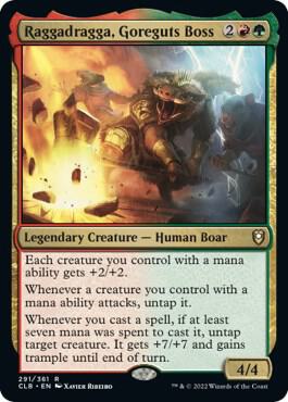 Raggadragga, Goreguts Boss, CLB, 291, NM