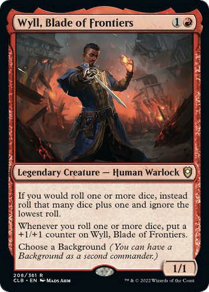 Wyll, Blade of Frontiers, CLB, 208, NM