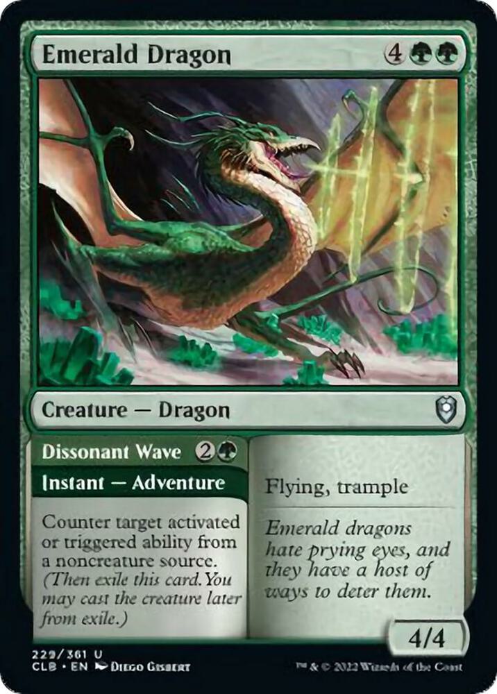 Emerald Dragon, CLB, 229, NM