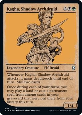 Kagha, Shadow Archdruid (Showcase), CLB, 426, NM