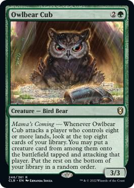 Owlbear Cub, CLB, 246, NM