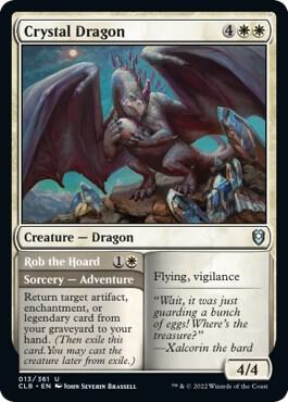 Crystal Dragon, CLB, 13, NM