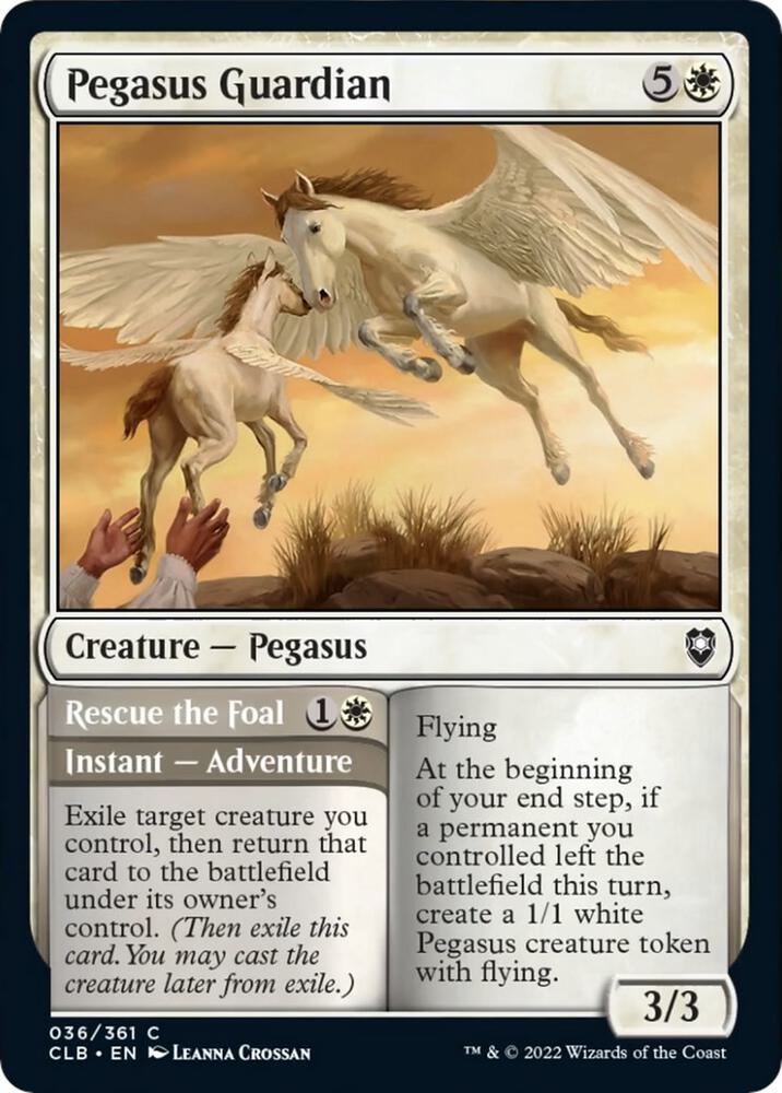Pegasus Guardian, CLB, 36, NM