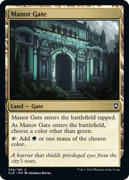 Manor Gate, CLB, 356, NM