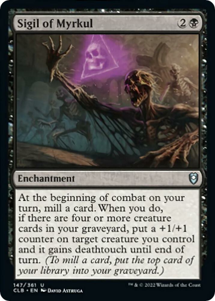 Sigil of Myrkul, CLB, 147, NM, Foil