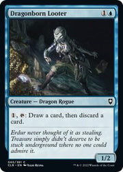 Dragonborn Looter, CLB, 65, NM, Foil
