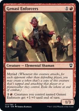 Genasi Enforcers, CLB, 177, NM