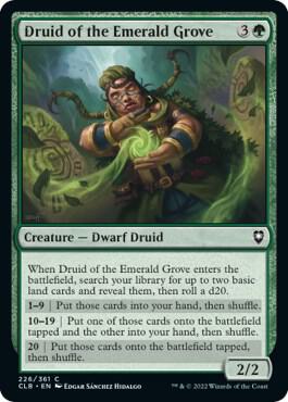 Druid of the Emerald Grove, CLB, 226, NM